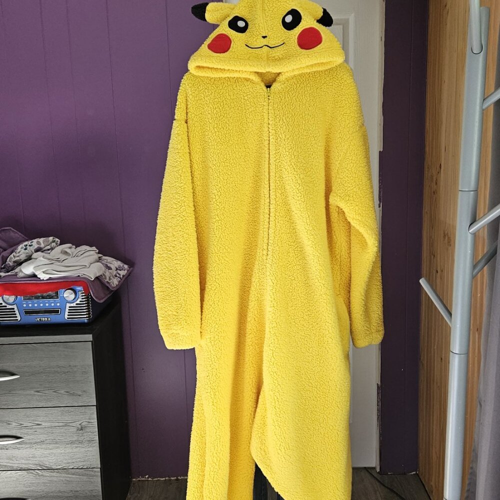 Pikachu One Piece Adult Costume One size fits all